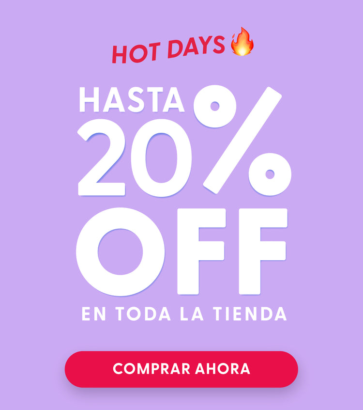 Banner promocional Hot Days Nipskin® México — Hasta 20% de descuento en toda la tienda, del 10 al 17 de agosto