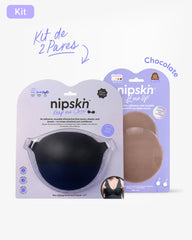 Kit Brasier Adhesivo + Copas Adhesivas en Silicona Para Levantar busto (Talla M) - Nipskin®