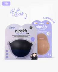 Kit Brasier Adhesivo + Copas Adhesivas en Silicona Para Levantar busto (Talla M) - Nipskin®
