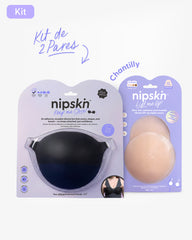 Kit Brasier Adhesivo + Copas Adhesivas en Silicona Para Levantar busto (Talla M) - Nipskin®