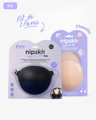 Kit Brasier Adhesivo + Copas Adhesivas en Silicona Para Levantar busto (Talla PLUS) - Nipskin®