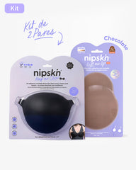 Kit Brasier Adhesivo + Copas Adhesivas en Silicona Para Levantar busto (Talla PLUS) - Nipskin®