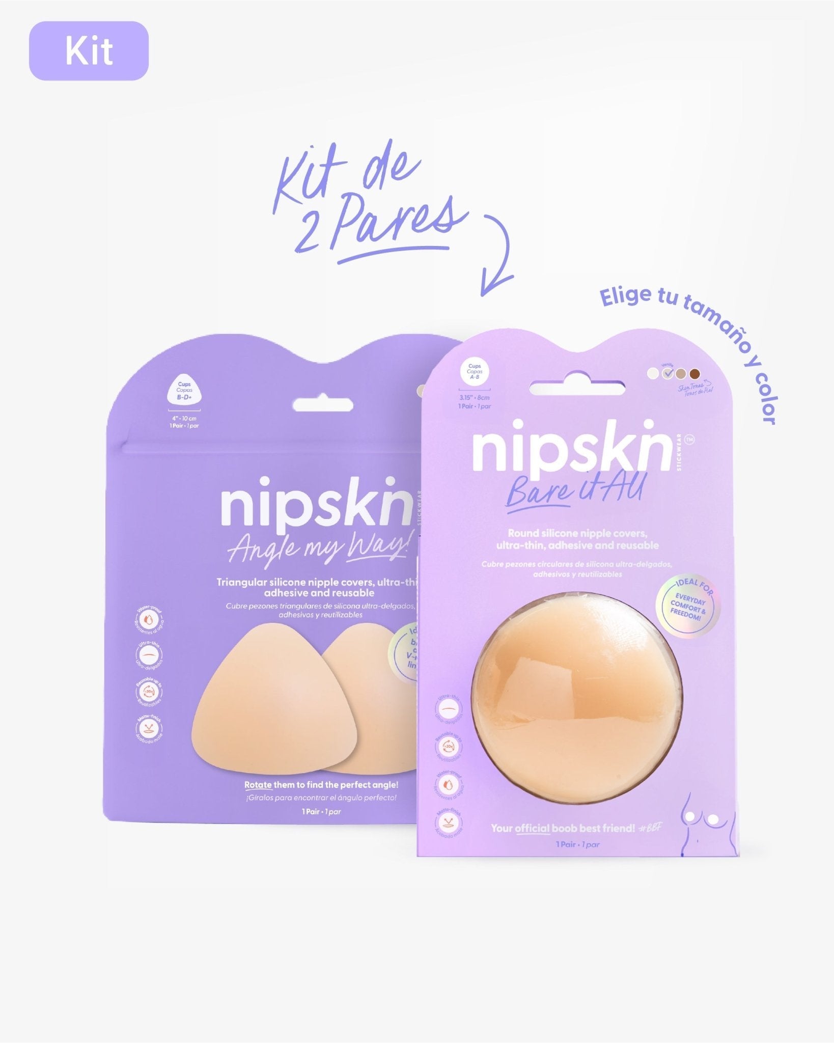 Pezoneras de Silicon - Nipskin® México