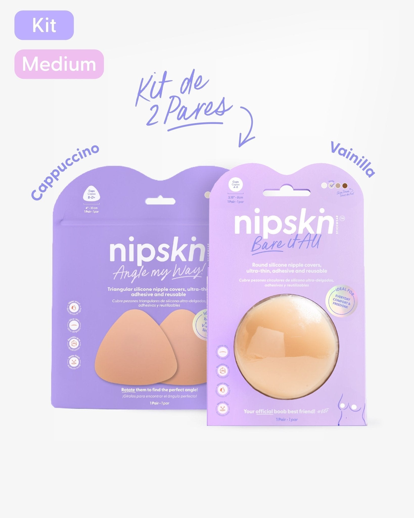 Pezoneras de Silicon - Nipskin® México