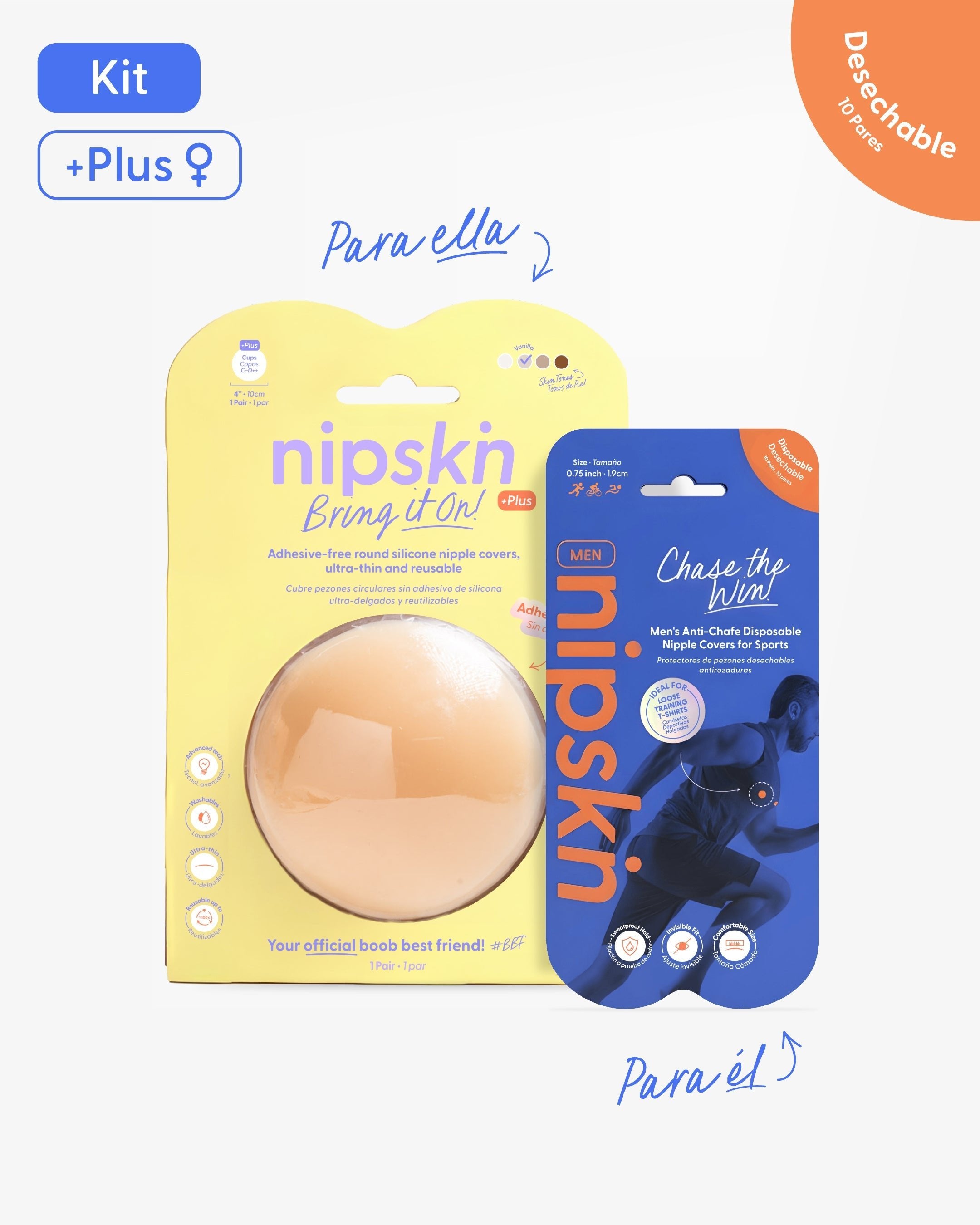 Pezoneras de Silicon - Nipskin® México