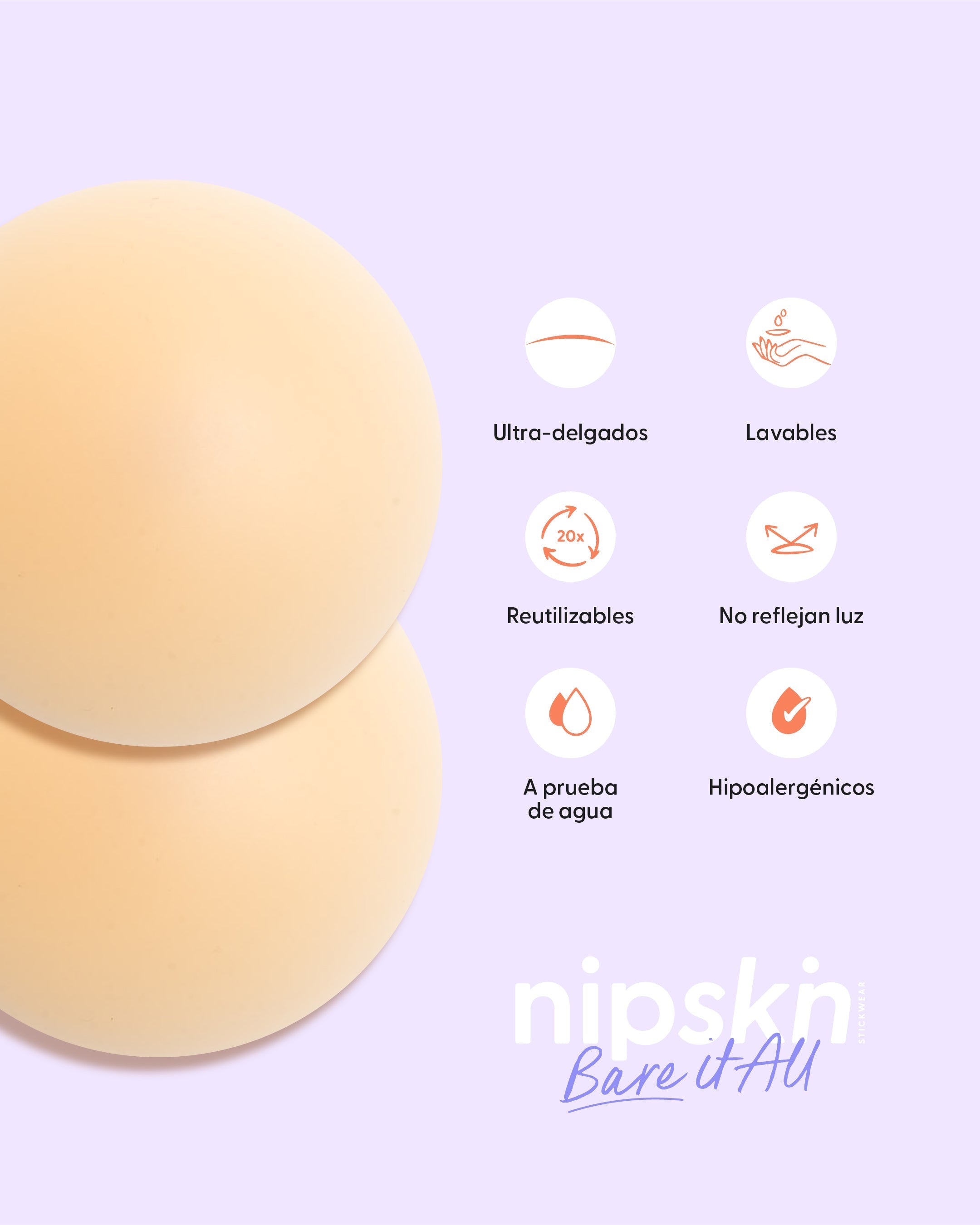 Pezoneras de Silicon - Nipskin® México