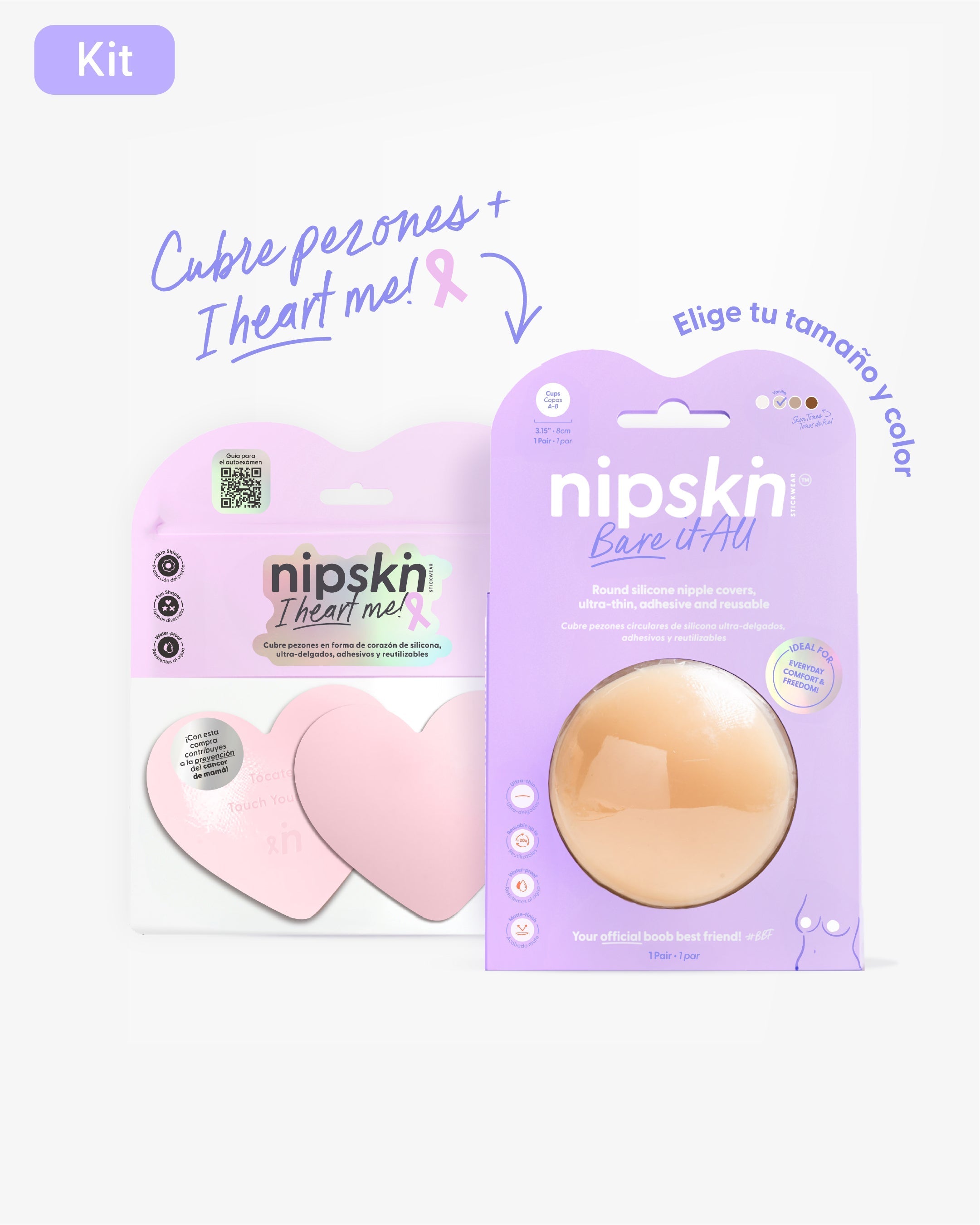 Pezoneras de Silicon - Nipskin® México