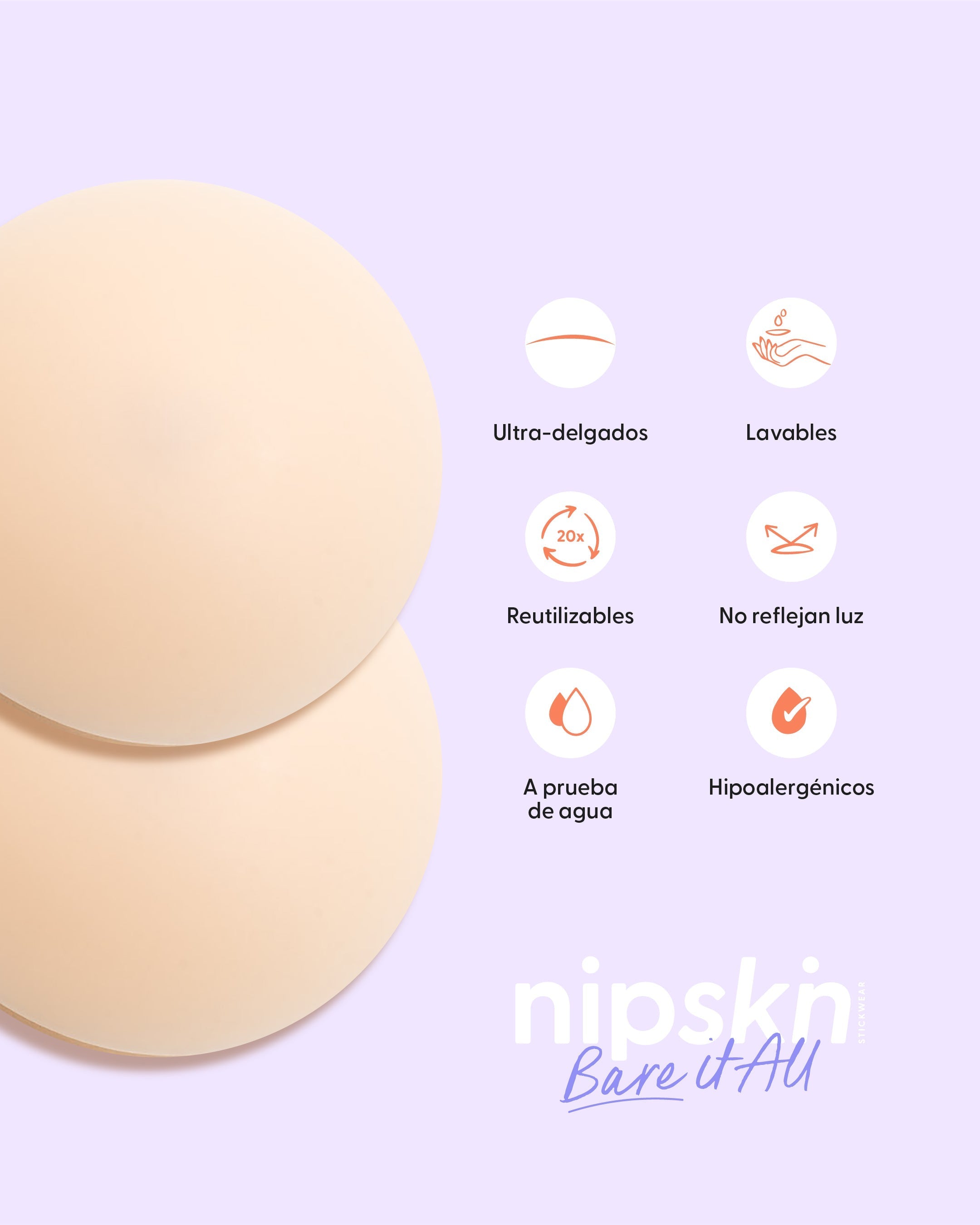 Pezoneras de Silicon - Nipskin® México