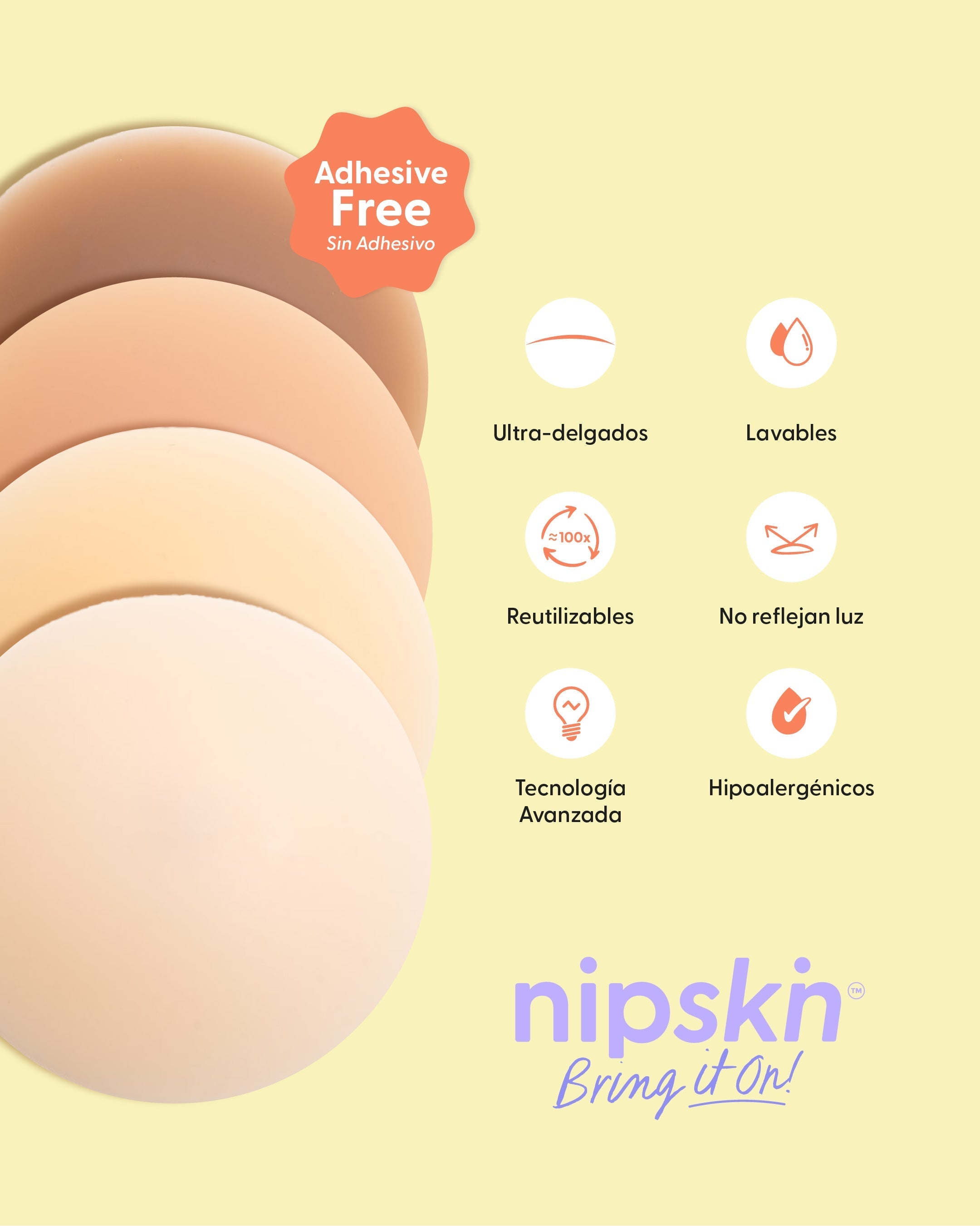 Pezoneras de Silicon - Nipskin® México