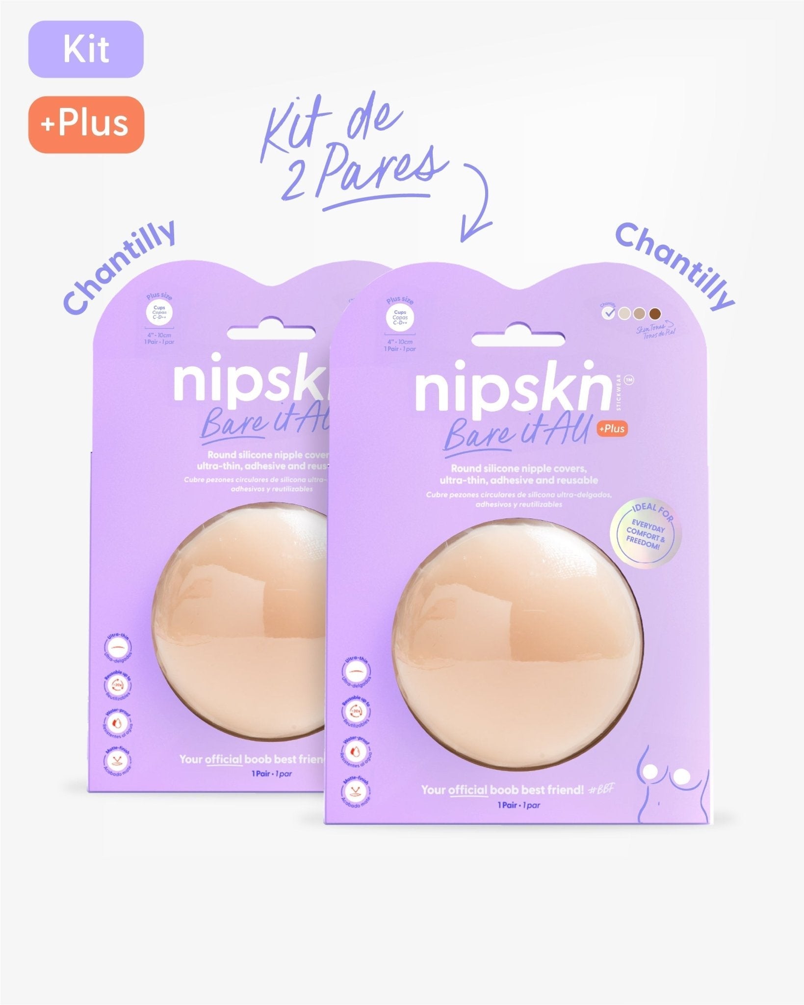 Pezoneras de Silicon - Nipskin® México
