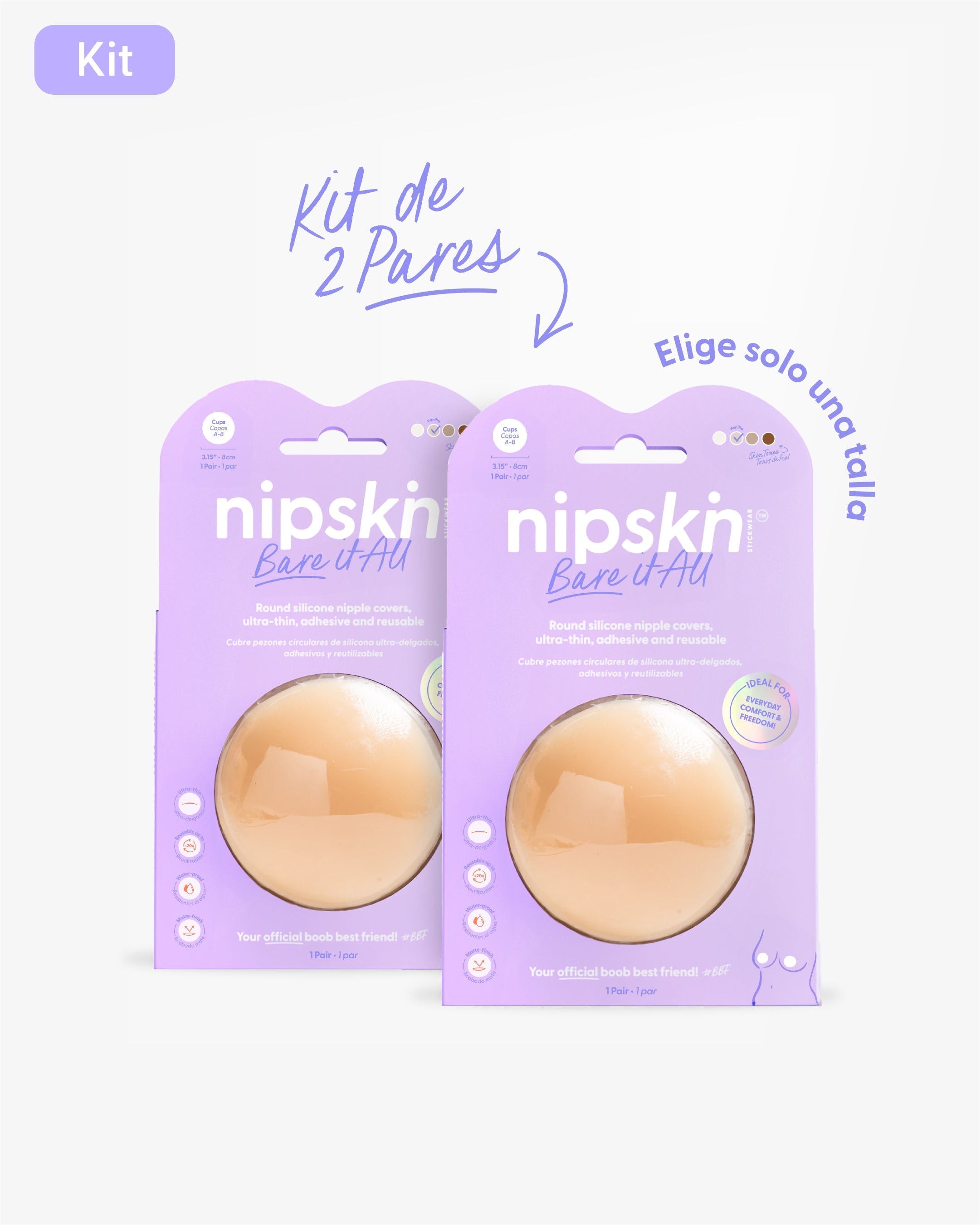 Pezoneras de Silicon - Nipskin® México