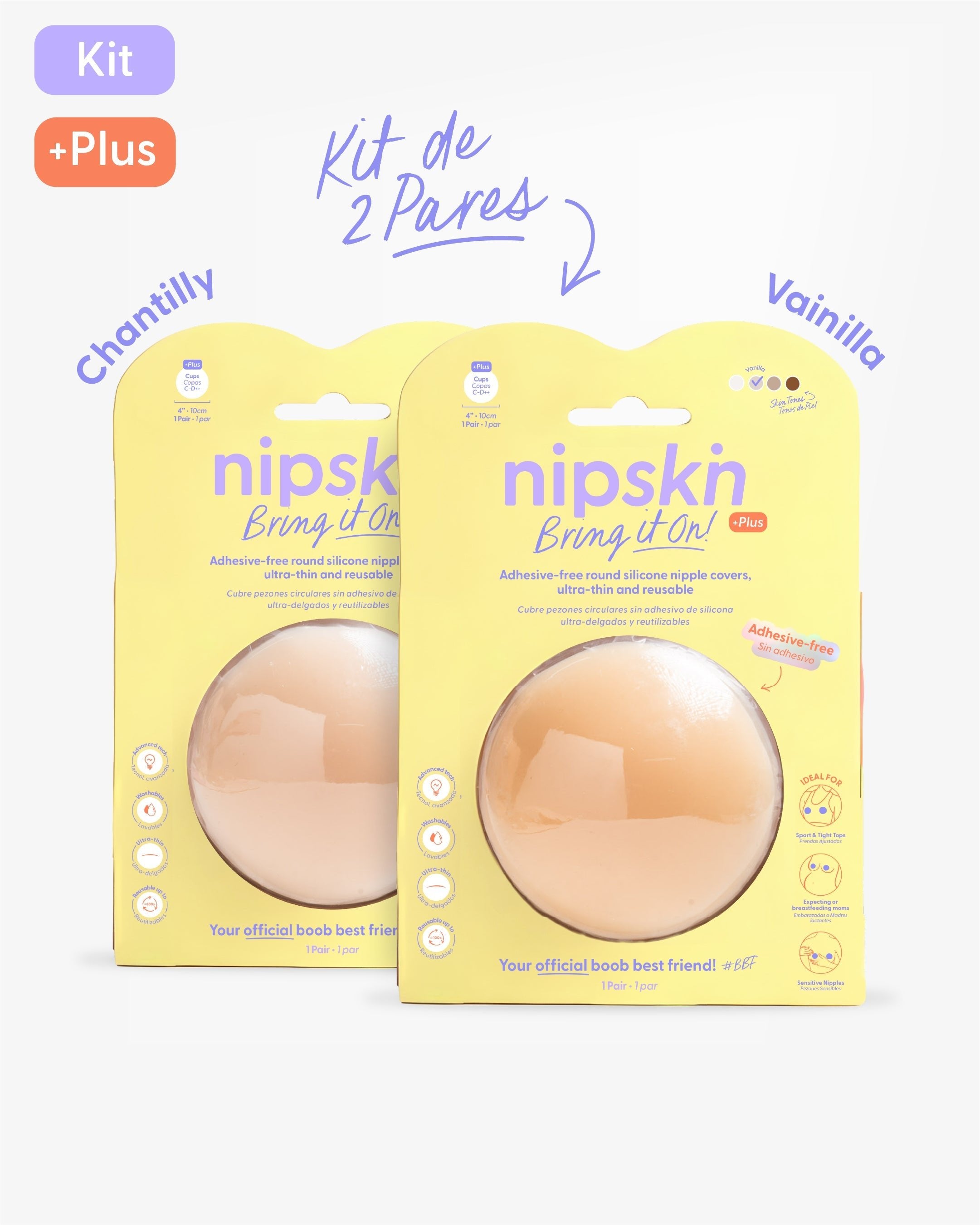 Pezoneras de Silicon - Nipskin® México