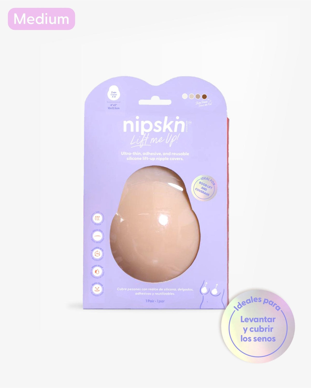 Pezoneras de Silicón Push Up - Levanta Busto