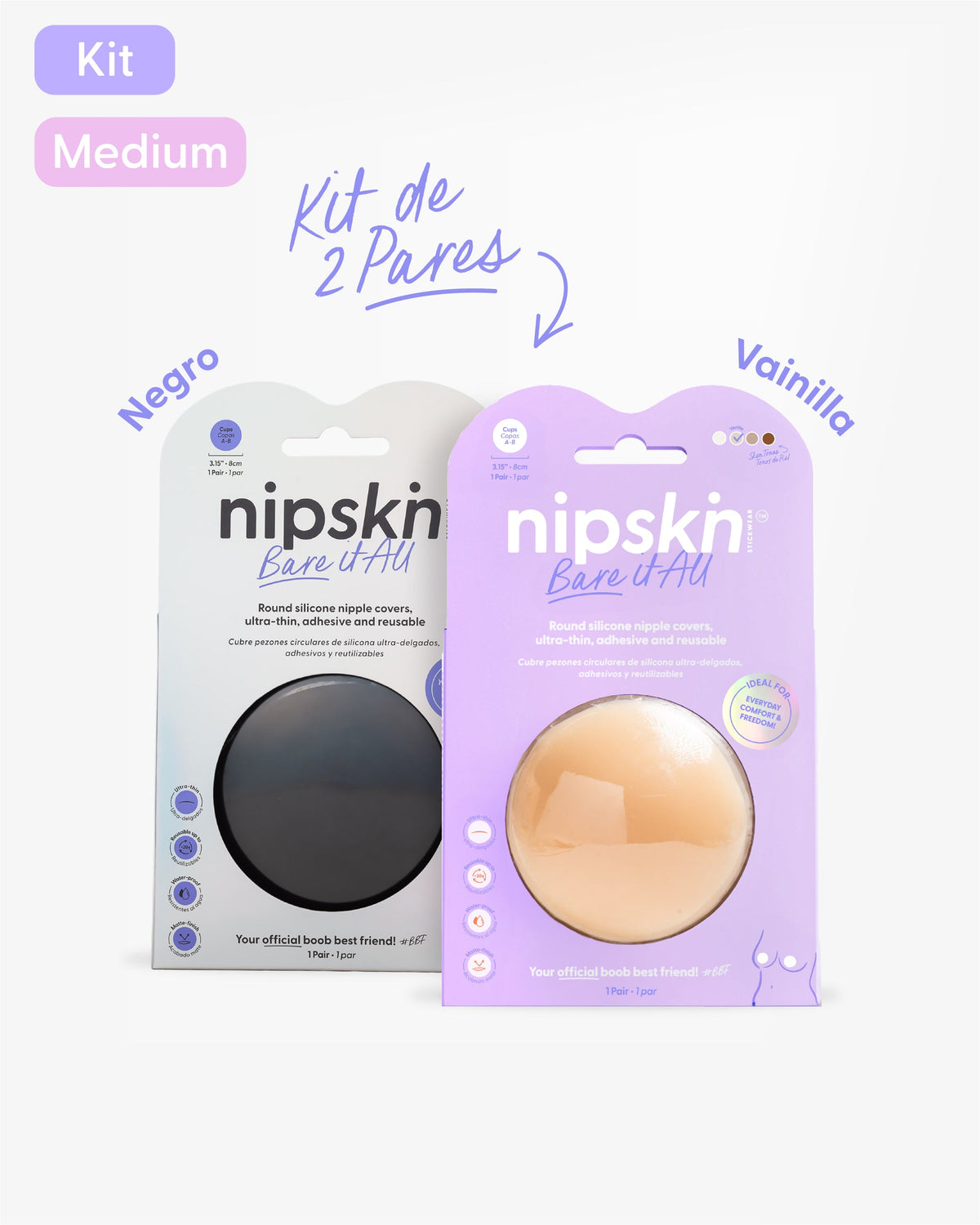 Pezoneras de Silicona | Nipskin®