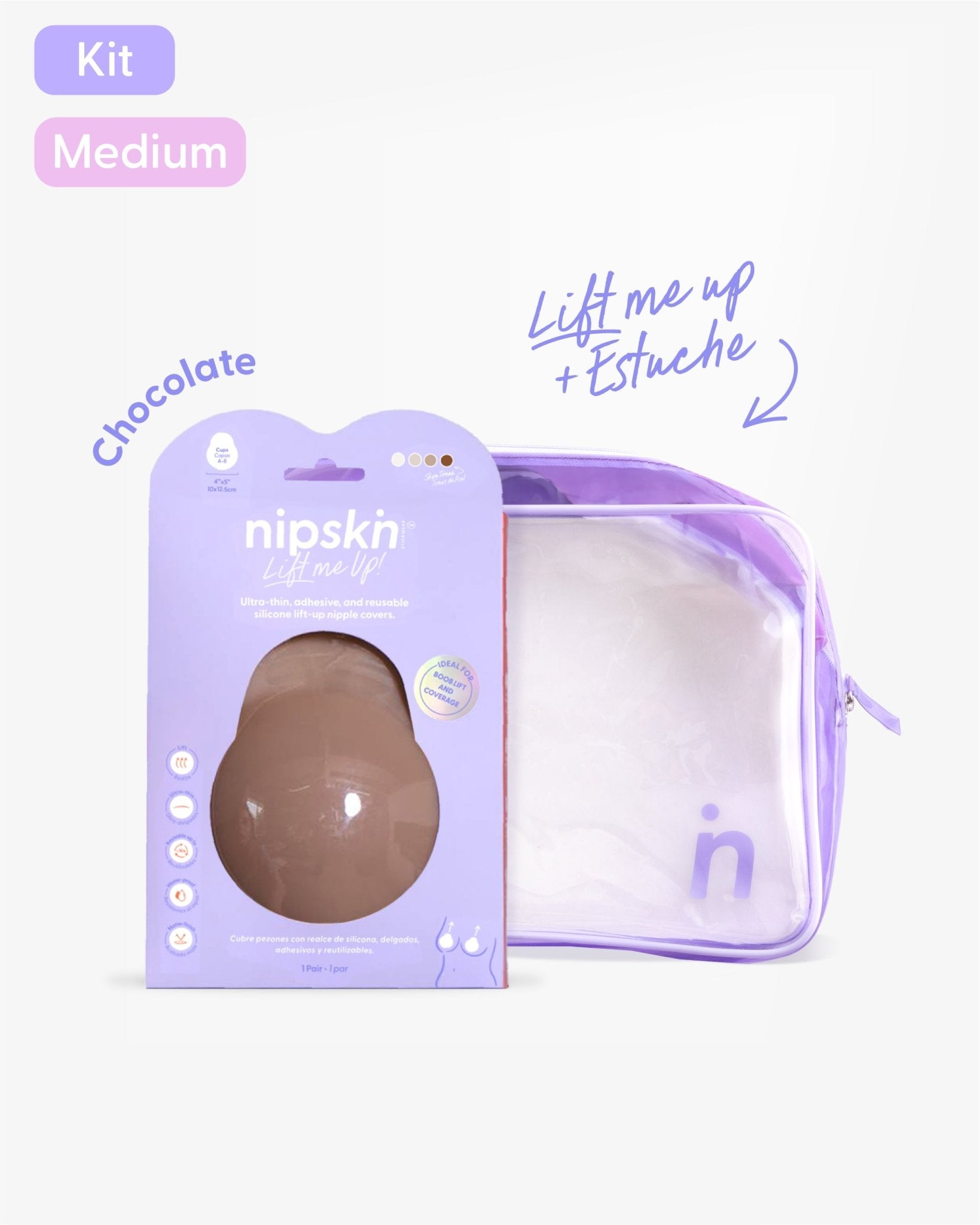 Pezoneras Push Up + Estuche - Nipskin®