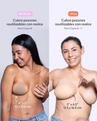 Pezoneras Push Up + Estuche - Nipskin®
