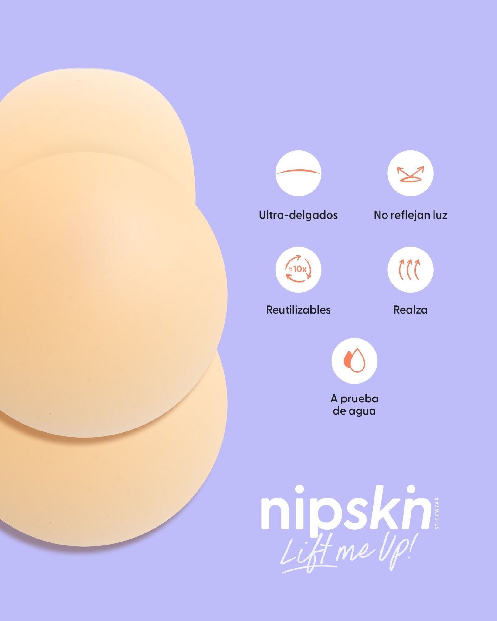 Pezoneras Push Up + Estuche - Nipskin®