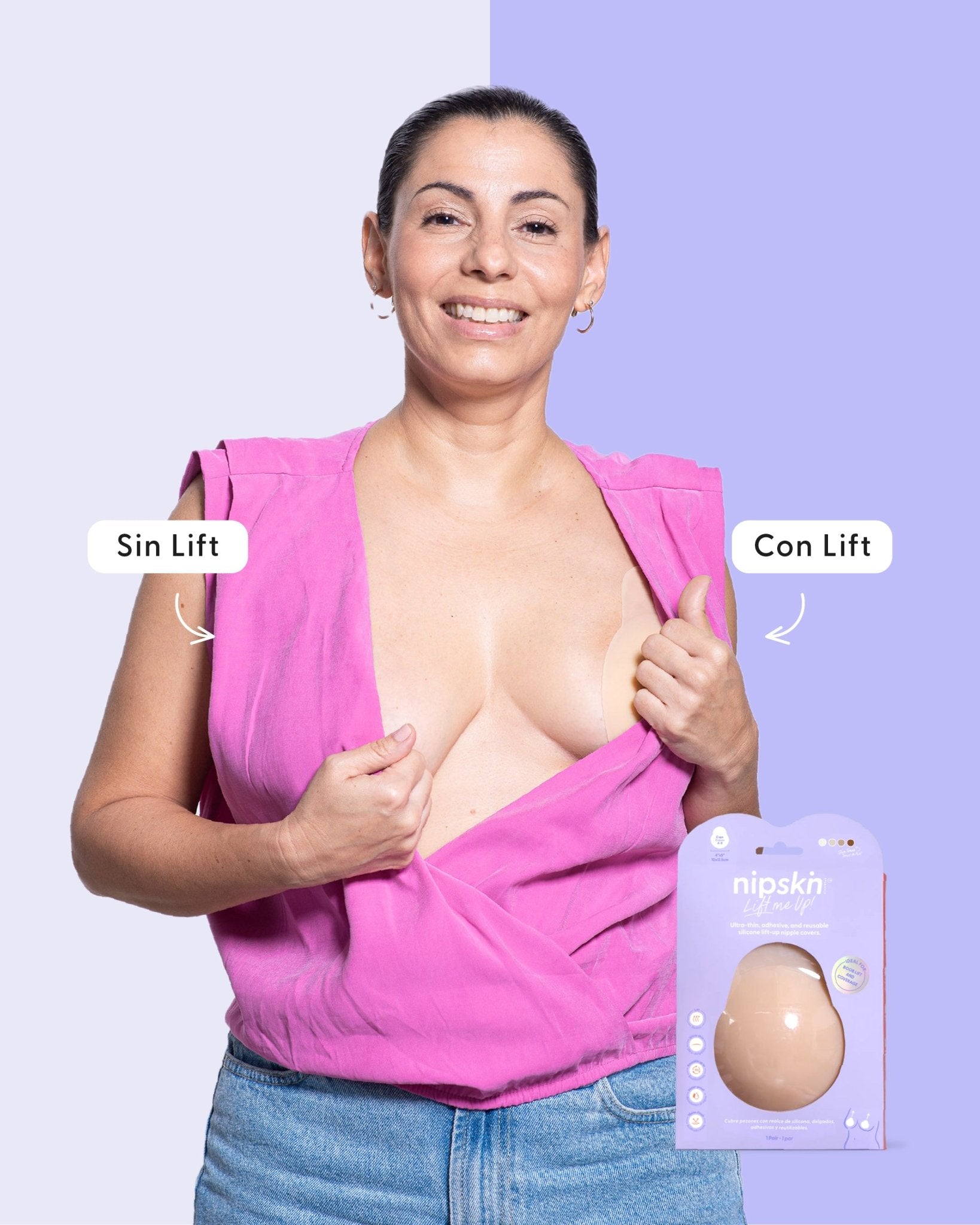 Pezoneras Push Up + Estuche - Nipskin®